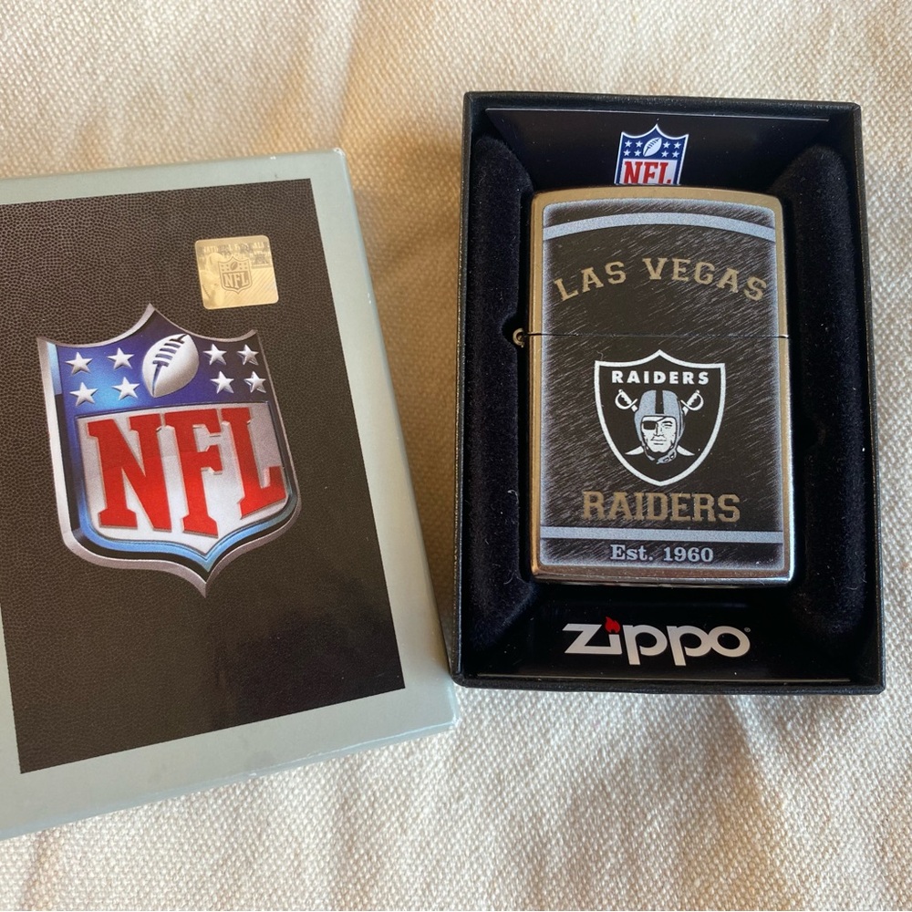 Raiders Zippo NFL Las Vegas Oakland Lighter Raider Nation Football